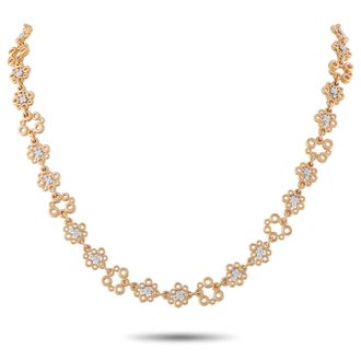 Roberto Coin 18K Rose Gold 1.05ct Diamond Necklace RC22-061926
