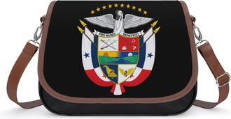 Generic Coat of Arms of Panama Small Womens Crossbody Bags Shoulder Handbag with Adjustable Strap for Travel