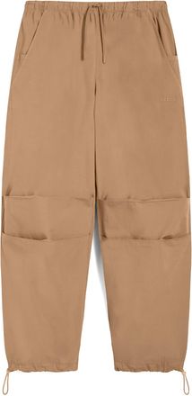 Freddy Pantaloni parachute pants in popeline con coulisse sul fondo