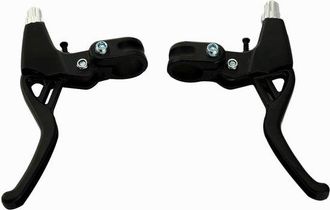 OEM 1 Par De Manetas De Freno Universales De Aluminio Para Bicicletas De Monta&ntilde;a Con Un Di&aacute;metro De 22 Mm (negras)
