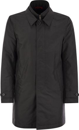 Fay Mens Easy Morning Coat - Black - Size Medium