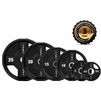 OEM Tpc05 Placa Ol&iacute;mpica De Poliuretano Cpu 5 Kg Hms