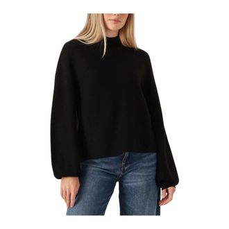 Drykorn Kimoni Sweater - Dames - Coltruien - Zwart - XS - Wol - Truien & Vesten