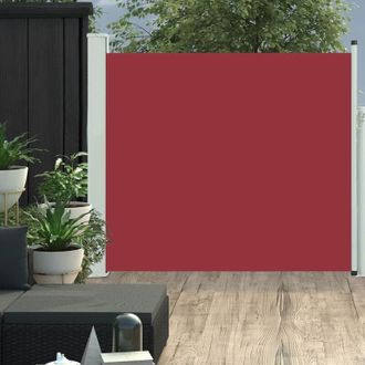 vidaXL Toldo Lateral Retr&aacute;ctil De Jard&iacute;n Rojo 100x300 Cm Vidaxl