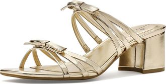 Bandolino Mattien Womens Dress Sandals Gold : 6.5 M, Leather