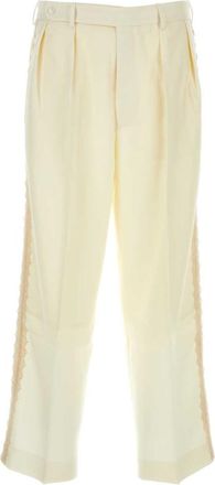 Bode Ivory wool pant