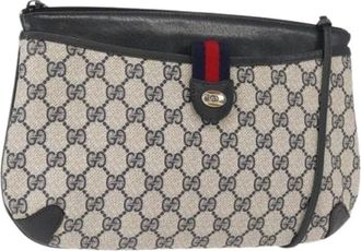 Gucci Pre-owned Cross Body Bags, female, Blue, Size: ONE SIZE Pre-owned Plastic Cross Body Bag