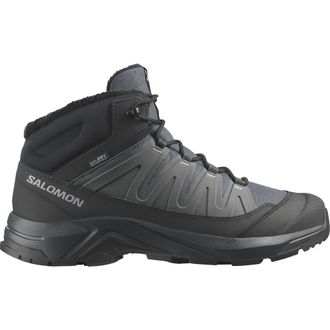 Salomon Winterstiefel SALOMON X-ADVENTURE COLDRUSH WP, Herren, Gr. 47, asphalt, schwarz, alloy, Leder, Textil, Schuhe Winterstiefel, Winterschuhe, Winterboots