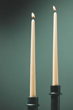 Anthropologie Smooth Taper Candle
