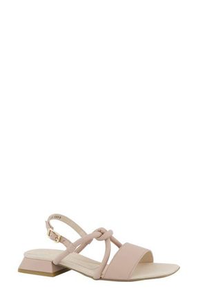 Paul Green Dream Square Toe Slingback Sandal in Biscuit Future Nappa at Nordstrom, Size 9.5Us