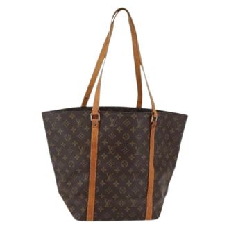 Louis Vuitton Pre-owned Tote Bags, female, Brown, Size: ONE SIZE Pre-owned Canvas Tote Bag