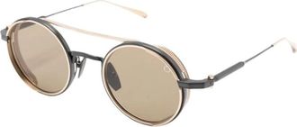 Akoni Aks 505 C Zonnebril - unisex - Zonnebrillen - Bruin - 46 MM - Accessoires