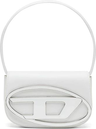 Diesel Iconische schoudertas - Dames - Schoudertassen - Wit - ONE Size - Leer - Tassen
