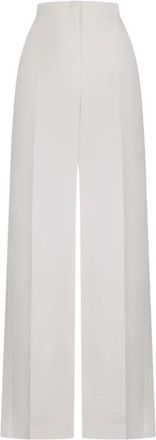 Fendi Broeken, Dames, Wit, L, Katoen, Pantalone New Linen