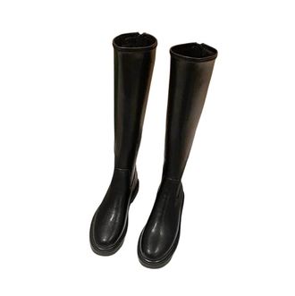 Generic Womens Winter Knee High Riding Equestrian Boots Leather Platform Shoes Long Boots Office Lady Footwear