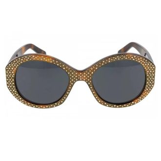Celine Smoke Round Ladies Sunglasses CL4240IS 53A 53