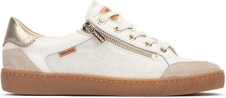 Pikolinos Lanzarote Leather Sneakers for Lady, ivory white, 40 EU