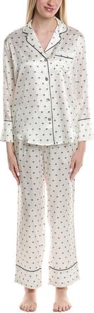 Petite Plume 2Pc Silk Pajama Set