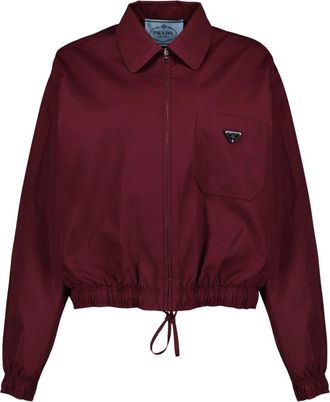 Prada Jassen, Dames, Rood, S, Light Jacket