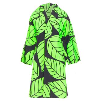 Comme Des Gar&ccedil;ons Comme Des Garcons leaf 2D oversized structured coat