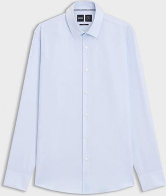 HUGO BOSS P-Hank- High-Performance Slim-Fit Shirt, Brand Size 38 (Neck Size 15)