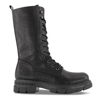 Rieker Z9141-00 Veterlaarszen - Dames - Schoenen - Zwart - Maat: 40 EU Leer