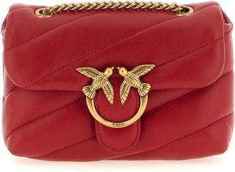 Pinko Pinko, Tassen, Dames, Rood, ONE Size, Leer, Baby Love Puff