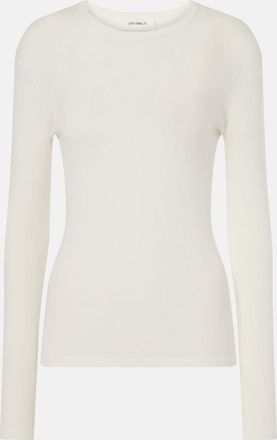 Lisa Yang Top Vivian in cotone e cashmere