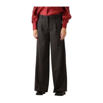 Copenhagen Muse Broeken, Dames, Zwart, S, Grijze op maat gemaakte broek voor herfst/winter