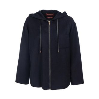 Max Mara Dames, Sweatshirts & Hoodies, Blauw, Maat: XS Wol