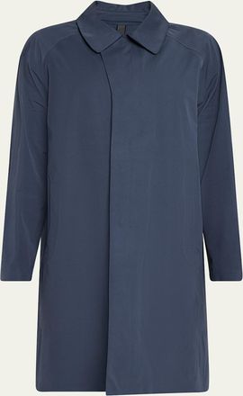 Sease Mens Lifetime Concealed-Zip Raincoat
