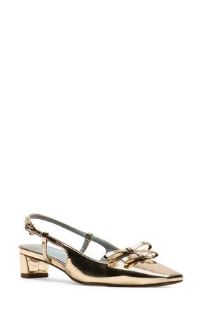 Frances Valentine Emma Slingback Pump in Platino at Nordstrom, Size 6.5
