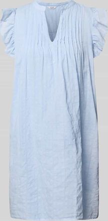 Mbym mbyM Knielanges Kleid mit gelegten Falten Modell Gemala in Hellblau, Größe L