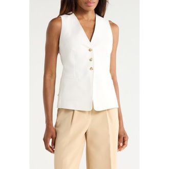 BOSS Javesta Vest in Open White at Nordstrom Rack, Size 10