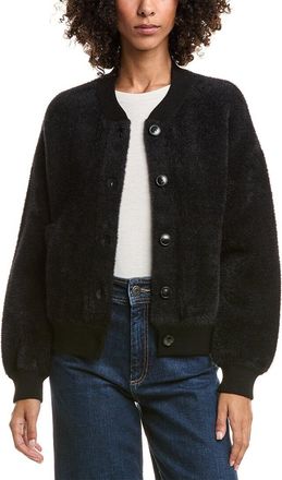 Bella Dahl Fuzzy Eyelash Bomber Jacket