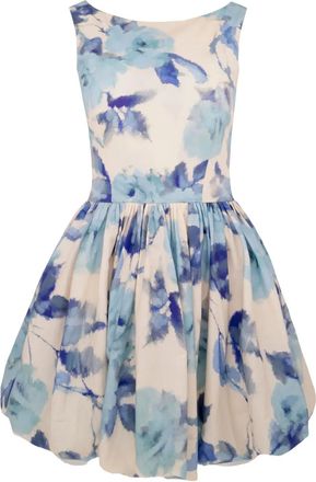 Azeeza Abito corto Ananya a fiori - Blu