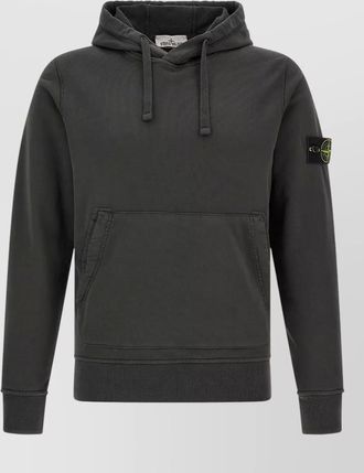 Stone Island cotton hooded jacket