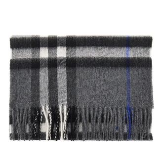 Burberry Check cashmere scarf Man One Size