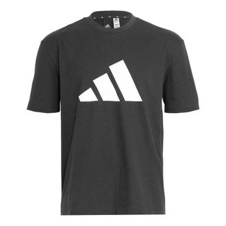adidas Sportswear Future Icons Logo Graphic T-shirt Asia Sizing Black White H39747