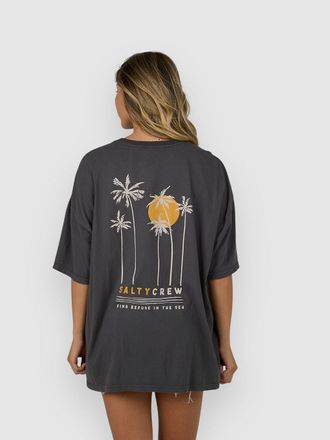 Salty Crew Palm Set Cover Up Camiseta gris