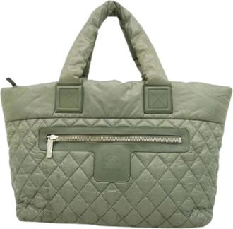 Chanel Pre-owned Tote Bags, female, Green, Size: ONE SIZE Pre-owned Vintage Tote Bag