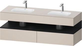 Duravit Qatego Lavabo Encastrado Con Base De Lavabo Consola, - Duravit