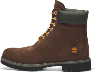 Timberland Premium 6 Inch Waterproof Boots Brown Orange A2CX8931