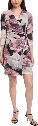Anne Klein Printed Mesh Sheath Dress