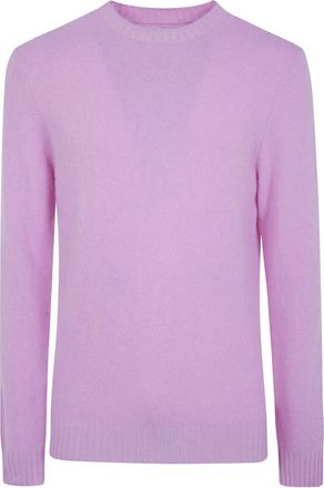 MC2 Saint Barth Regent Alpaca Ronde Hals Trui - Heren - Ronde hals truien - Roze - M - Truien & Vesten