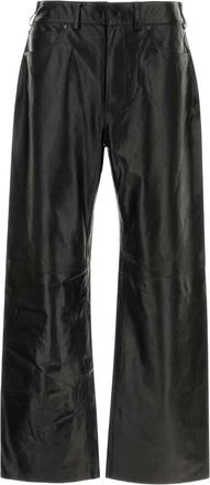 Entire studios Pantaloni in pelle - Nero