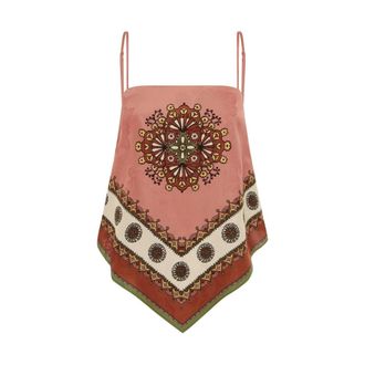 Alemais Dames, Tops, Veelkleurig, Maat: 2XS Viscose