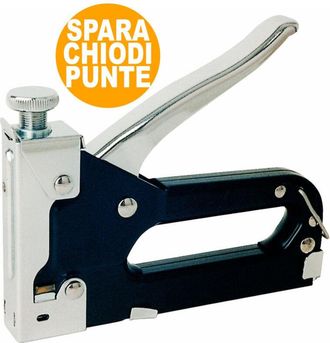 Trade Shop Trade Shop - Grapadora De Tres V&iacute;as Con 500 Puntas Surtidas