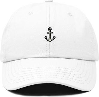 Dalix Anchor Dad Cap in White at Nordstrom