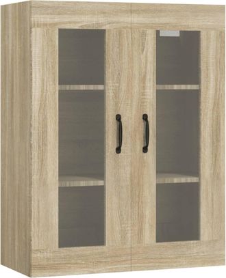 vidaXL Armario Colgante De Pared Roble Sonoma 69,5x34x90 Cm Vidaxl